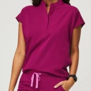 NWT Figs Dark Magenta Pink - XS Rafaela & MP Nepal Joggers